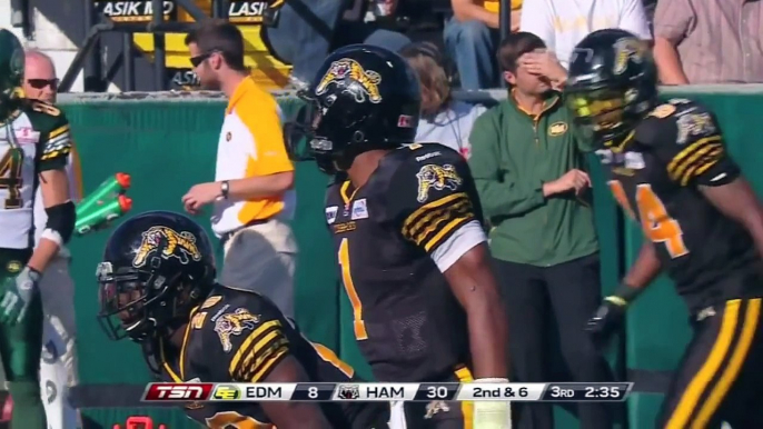 Henry Burris 25 yard touchdown pass to Chris Williams - September 15, 2012