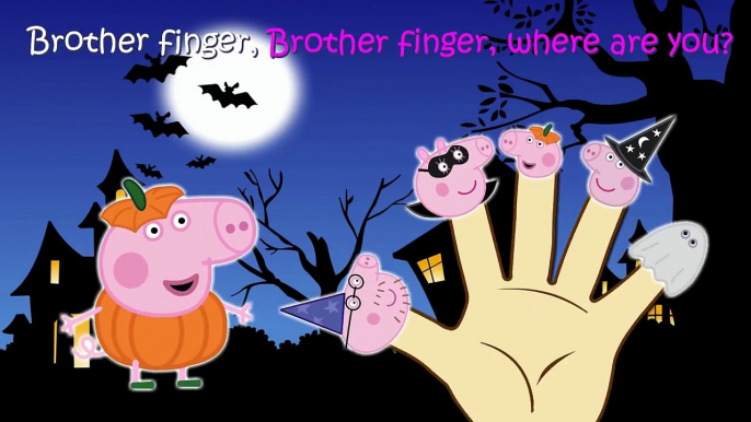 Peppa Pig Halloween Finger Family \ Nursery Rhymes Lyrics