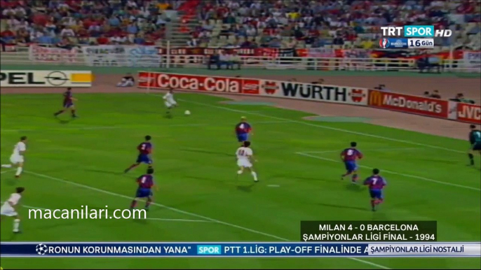 [HD] 18.05.1994 - 1993-1994 UEFA Champions League Final Match AC Milan 4-0 Barcelona