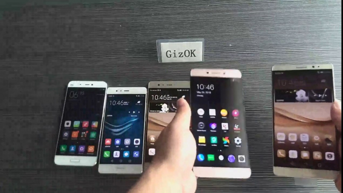 Huawei P9 VS Huawei P9 Plus VS Huawei Mate 8 VS Xiaomi Mi5 VS LeEco Le Max 2