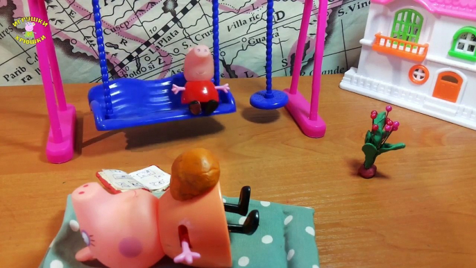 PREGNANT mommy pig has a baby. Pregnant toys with Peppa Pig gives birth has a baby. Play Doh