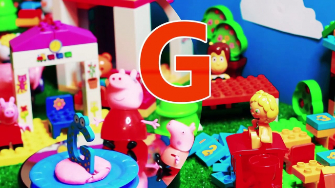 Peppa pig learns new letter    G  part of the ABC + KIDS SONG1