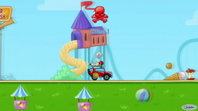 Cars Cartoons for kids. Racing Cars. Race with springboards. Learning for children. Tiki Taki Games