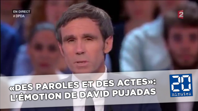 «Des paroles et des actes»: L'émotion de David Pujadas pour la dernière