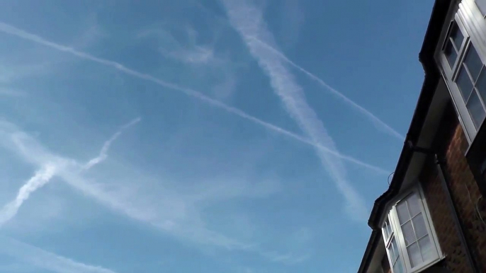 Air Pollution -Chemtrails Screening Off Day Light, Heat & Vitamin D. 24/09/3013