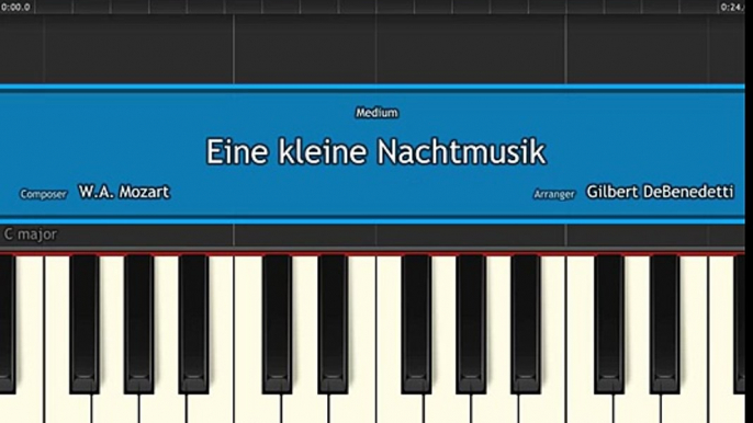 Eine Kleine Nachtmusik (Wolfgang Amadeus Mozart) - Synthesia PC