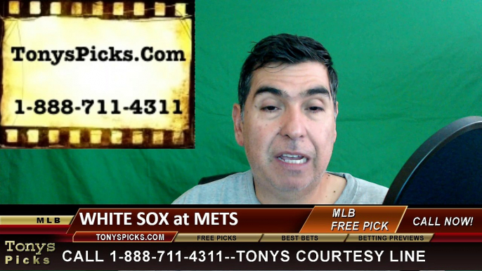 New York Mets vs. Chicago White Sox Free Pick Prediction MLB Baseball Odds Preview 5-31-2016
