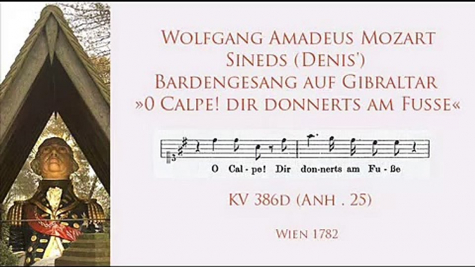 W. A. Mozart KV 386d Anh.25 O Calpe! dir donnerts am Fuße