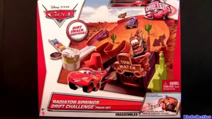 Micro Drifters Radiator Springs Drift Challenge Track Playset Cars 2 Disney Drifting Racing