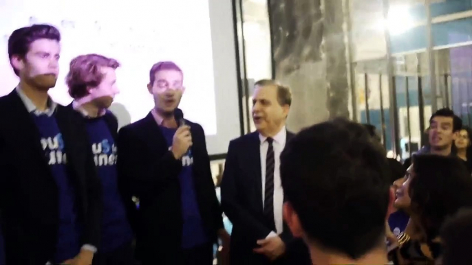 Soirée de lancement des jeunes avec @NicolasSarkozy - équipe du 92