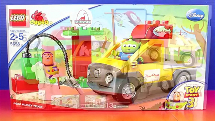 Lego Duplo Disney Pixar Toy Story 3 pizza Planet Truck With Buzz Lightyear Sheriff Woody And Alien