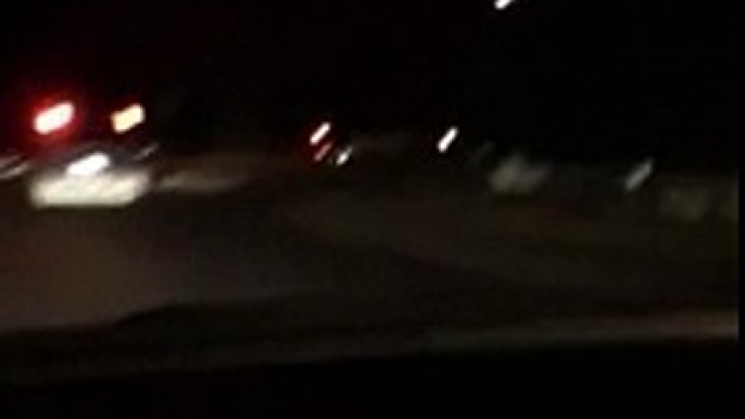 Google Self Driving Car in Evening Traffic