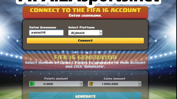FIFA 16 Coins generator Get Unlimited Coins and Fifa Points Work No Download 2016