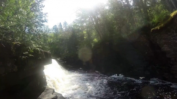 Canyon Falls. Michigan's Upper Peninsula