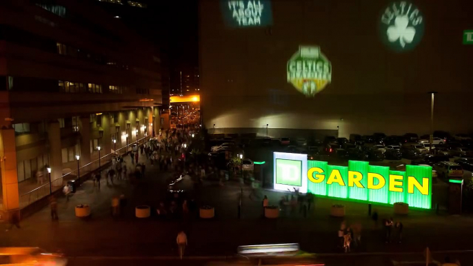 Timelapse TD Garden, Boston Celtics