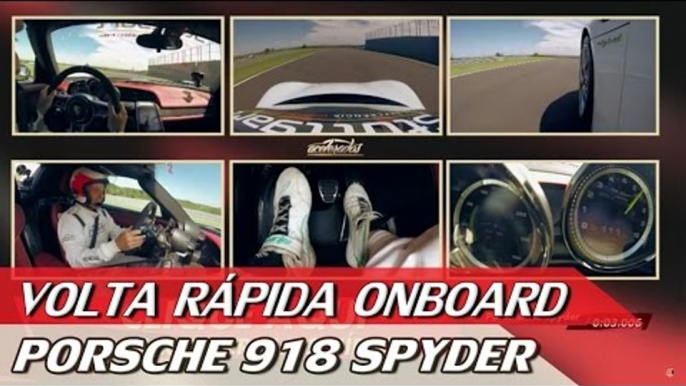 PORSCHE 918 SPYDER - VOLTA RÁPIDA ONBOARD COM RUBENS BARRICHELLO #67 | ACELERADOS