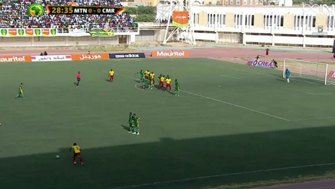 Edgar Salli Wonderful goal HD - Mauritania VS Cameroon 0-1 (3/6/2016) / African Cup of Nations Qualifiers