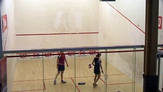 Squash Finnish Open 2007 women final set 3 1/2