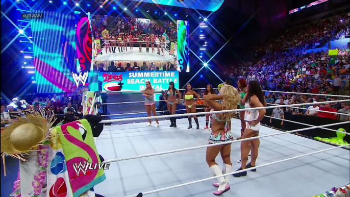 ---Divas Summertime Beach Battle Royal- Raw, June 25, 2012 - YouTube