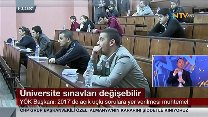 Üniversite sınavlarında açık uçlu soru dönemi (Video)