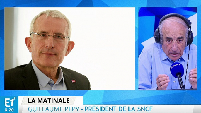 Coût de la grève, projet d'accord, sortie de crise, inondations et compétitivité de la SNCF : Guillaume Pepy répond aux questions de Jean-Pierre Elkabbach