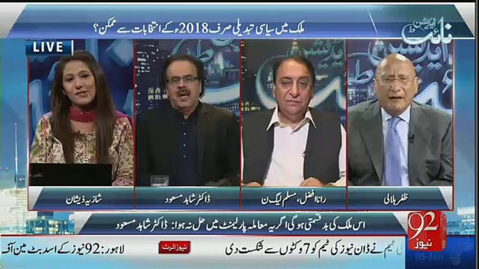 Shahid Masood Rana Afzal Par Tanqeed