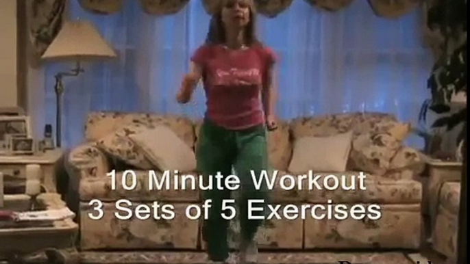 10 Minute Cardio Aerobic Exercise Workout at Home    Burn Fat & Calories & Lose Weight