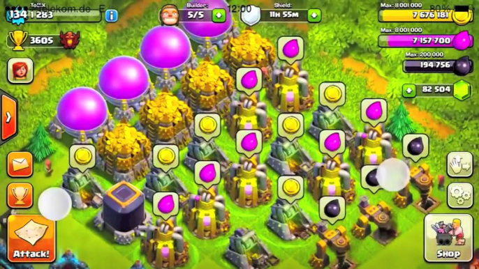 CLASH OF CLANS - MOST GEMS! MOST RESOURCES! MOST EVERYTHING!