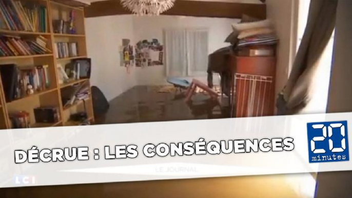 Décrue : Les conséquences