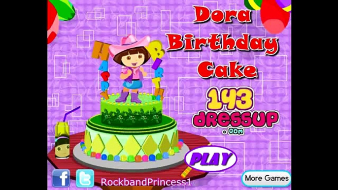 Dora Online Games To Play Free   Dora Cooking Games   Dora Decorates Cake Game   Dora Games