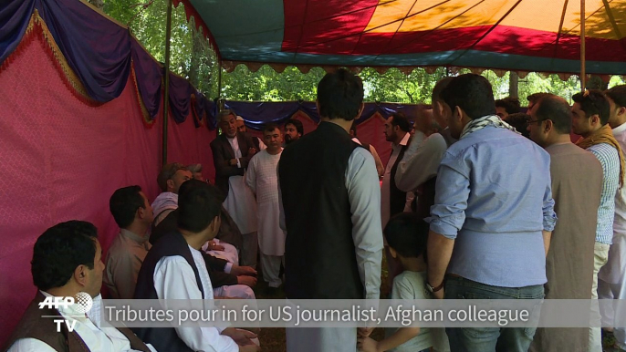 Tributes for US journalist, Afghan colleague killed by Taliban