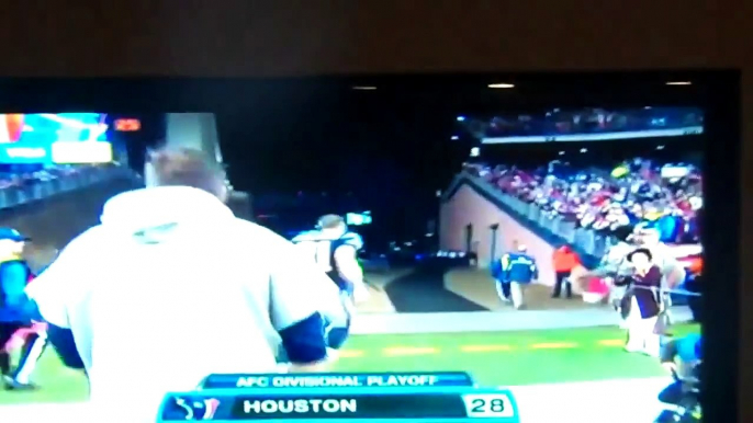 Kids reaction to 2013 playoffs TEXANS 28 PATRIOTS 41