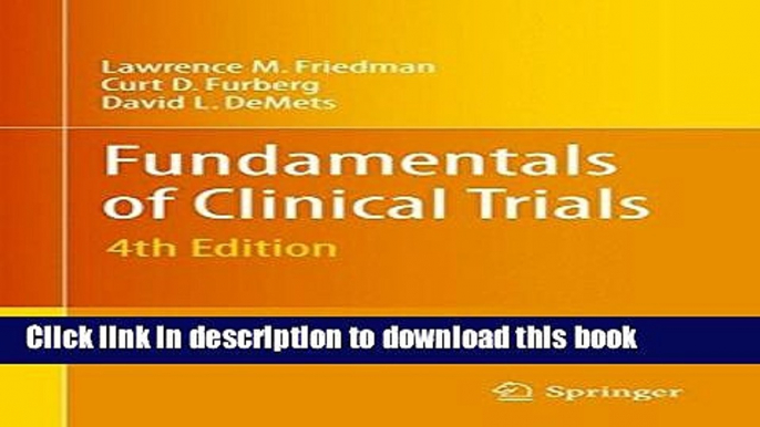 New Book Fundamentals of Clinical Trials