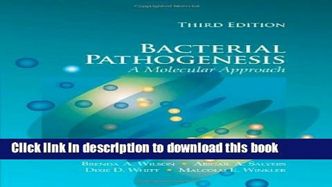 Collection Book Bacterial Pathogenesis: a Molecular Approach