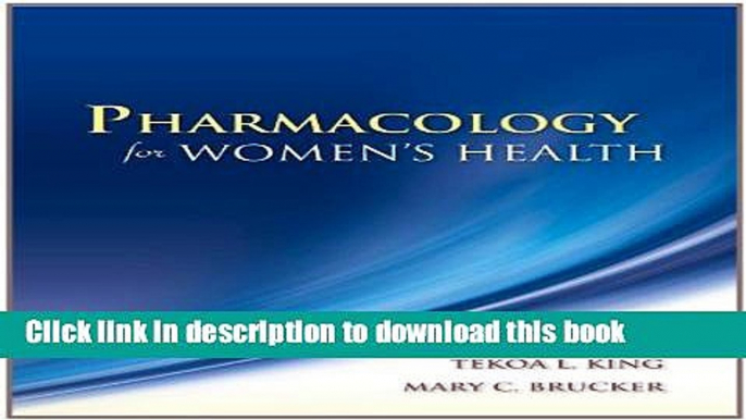 Collection Book Pharmacology for Women s Health