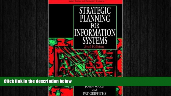 READ book  Strategic Planning for Information Systems (John Wiley Series in Information Systems)