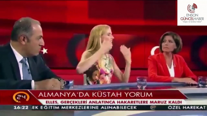 Wilma Elles Alman TV'sinde Erdoğan'ı Savununca Yerden yere vuruldu