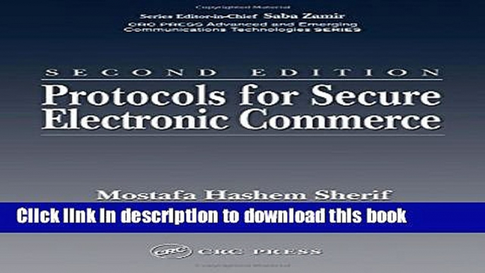 [New] EBook Protocols for Secure Electronic Commerce, Second Edition (Advanced   Emerging