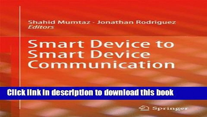 [New] EBook Smart Device to Smart Device Communication Free Books