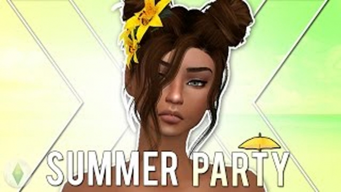 Sims 4 || CREATE A SIM: Summer Beach Party Inspired (Collab w/ SheGamerxo)