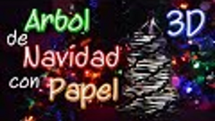 DIY : Cómo hacer un arbol de Navidad 3D con papel?