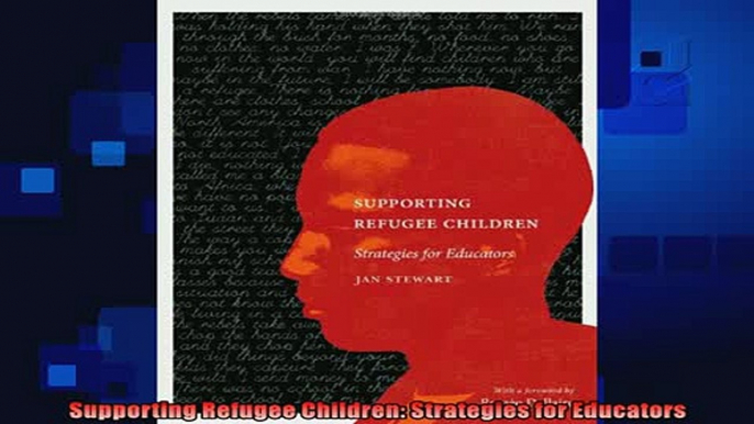 favorite   Supporting Refugee Children Strategies for Educators