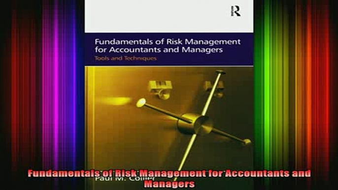 READ book  Fundamentals of Risk Management for Accountants and Managers Full EBook