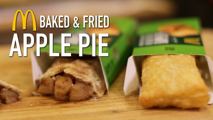 McDonalds Baked & Fried Apple Pie  |  HellthyJunkFood