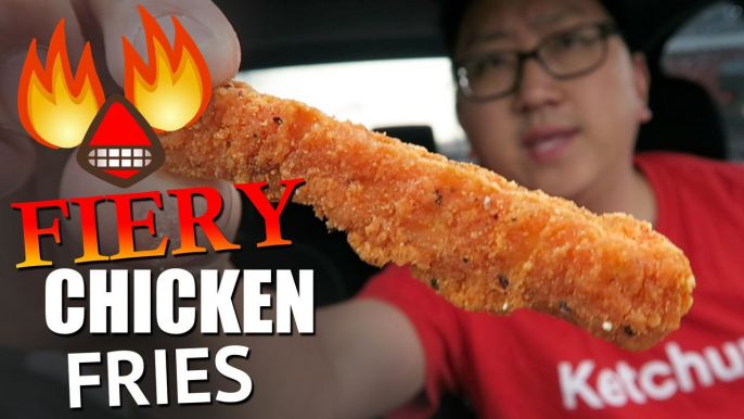 Burger King Fiery Chicken Fries Review  |  HellthyJunkFood