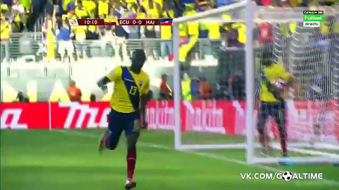 Enner Valencia Goal ~ Ecuador vs Haiti 1-0