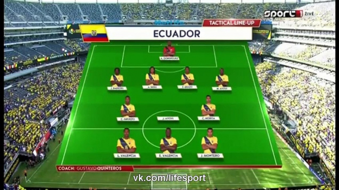 Ecuador 4 -0 Haiti Full Highlights Copa América USA 12_06_2016