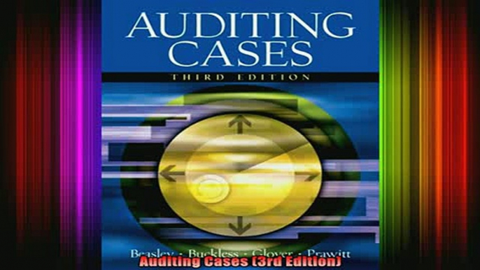 READ book  Auditing Cases 3rd Edition Full Free