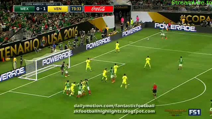 Dani Hernandez Amazing Save - Mexico 0-1 Venezuela 13.06.2016 HD