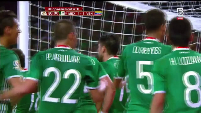 1-1 Jesus 'Tecatito' Corona Superb Goal - México 1-1 Venezuela – Copa América 13.06.2016